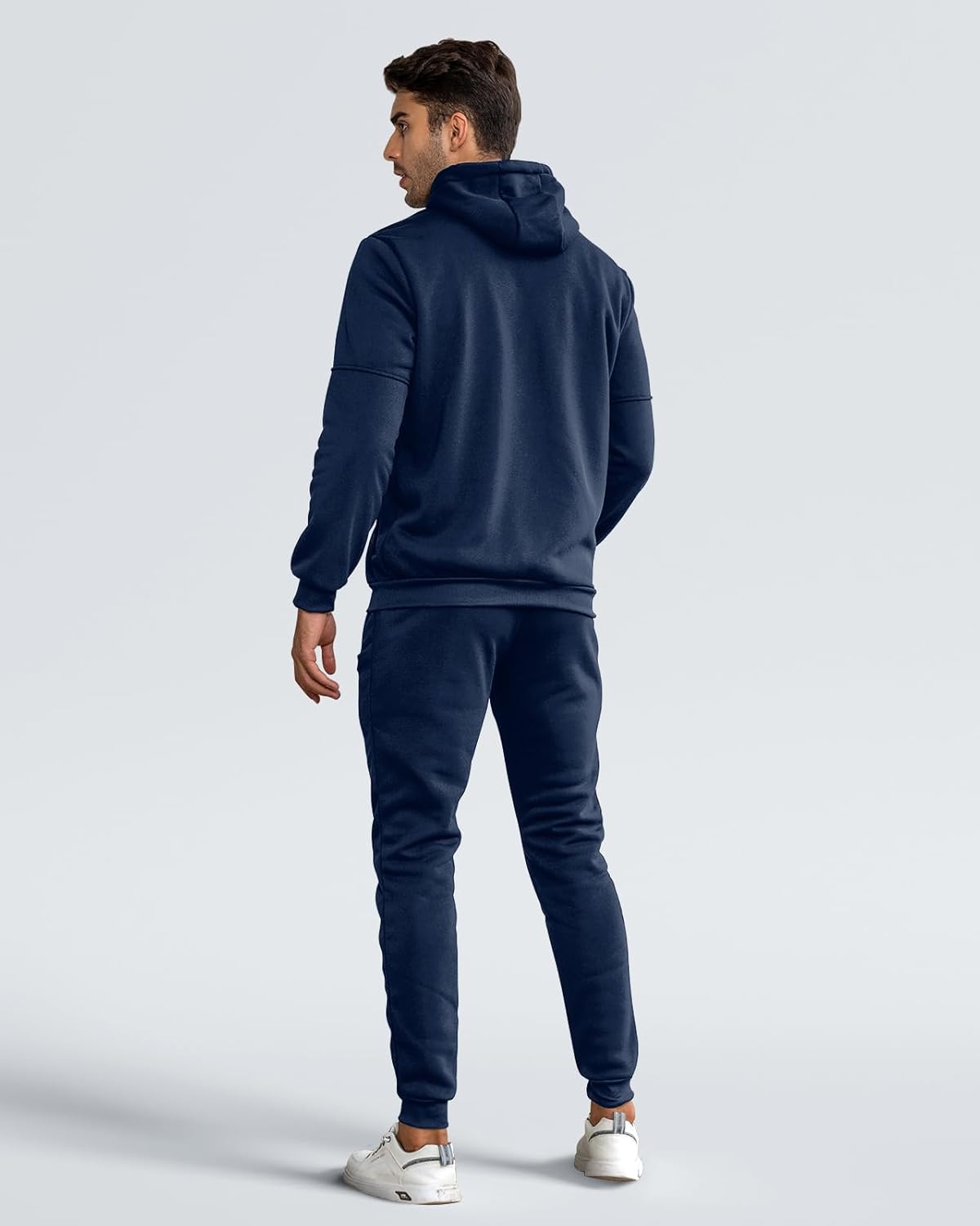 Men&#39;s Slim-Fit Tracksuit Set With Pullover And Pants