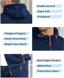 Men&#39;s Slim-Fit Tracksuit Set With Pullover And Pants