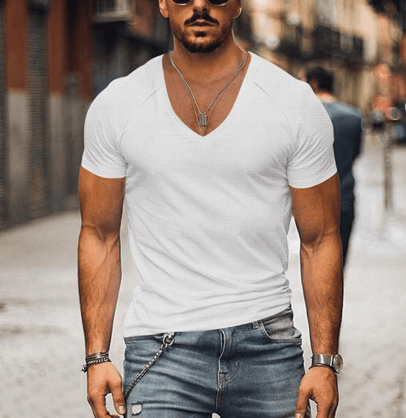 Men&#39;s Slim Fit V-Neck T-Shirt