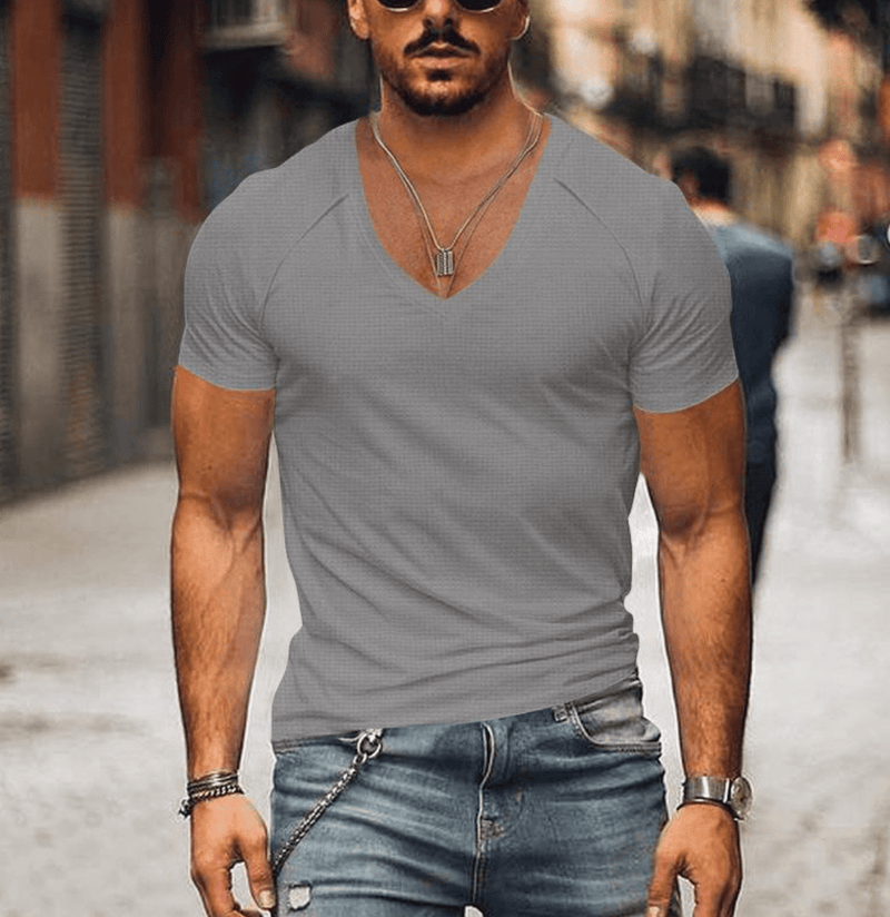 Men&#39;s Slim Fit V-Neck T-Shirt