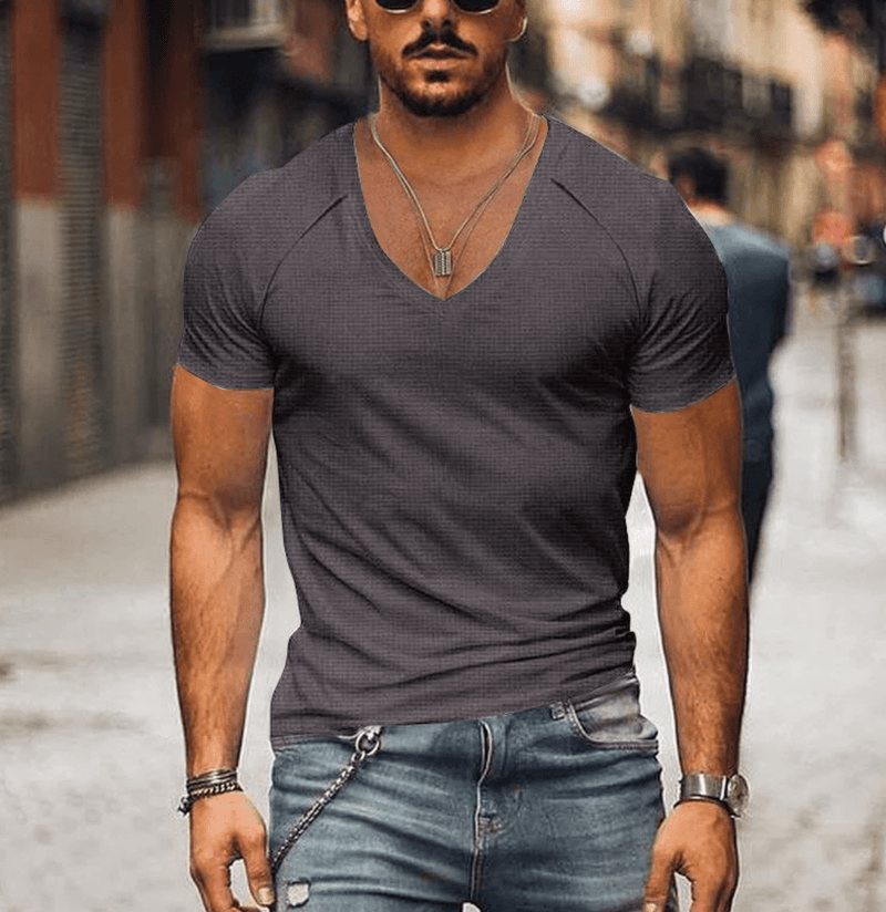Men&#39;s Slim Fit V-Neck T-Shirt