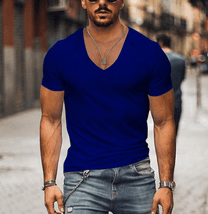 Men&#39;s Slim Fit V-Neck T-Shirt