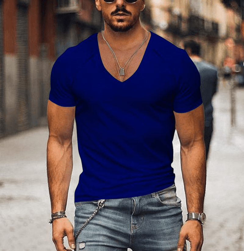 Men&#39;s Slim Fit V-Neck T-Shirt