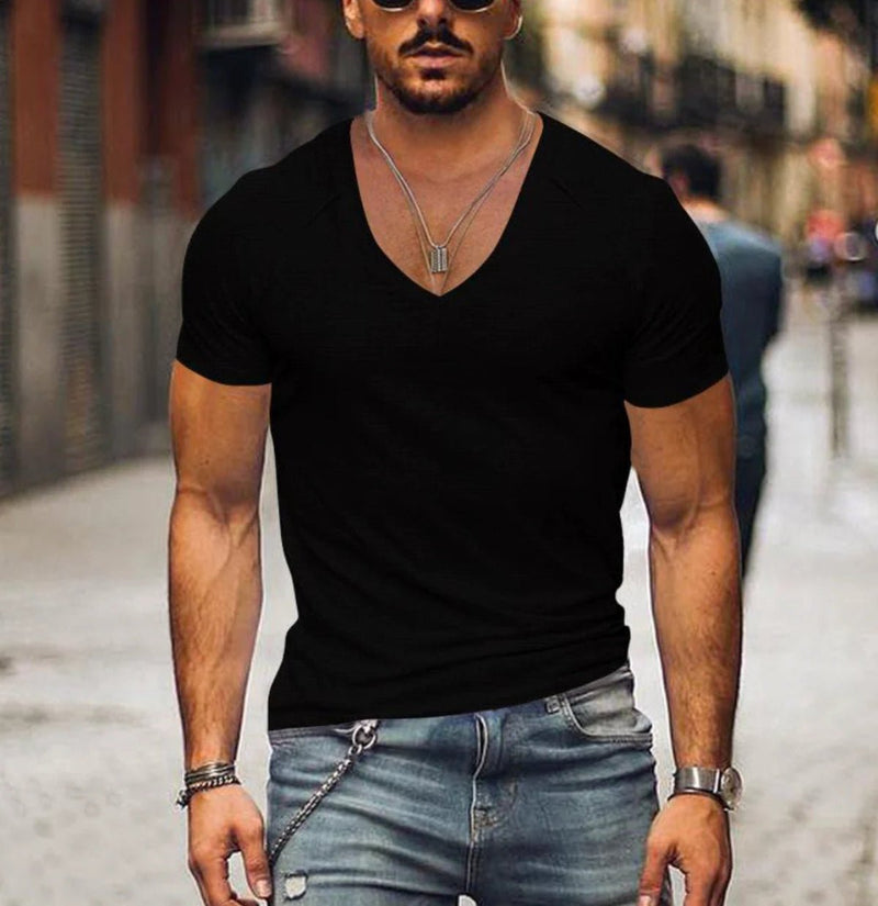 Men&#39;s Slim Fit V-Neck T-Shirt