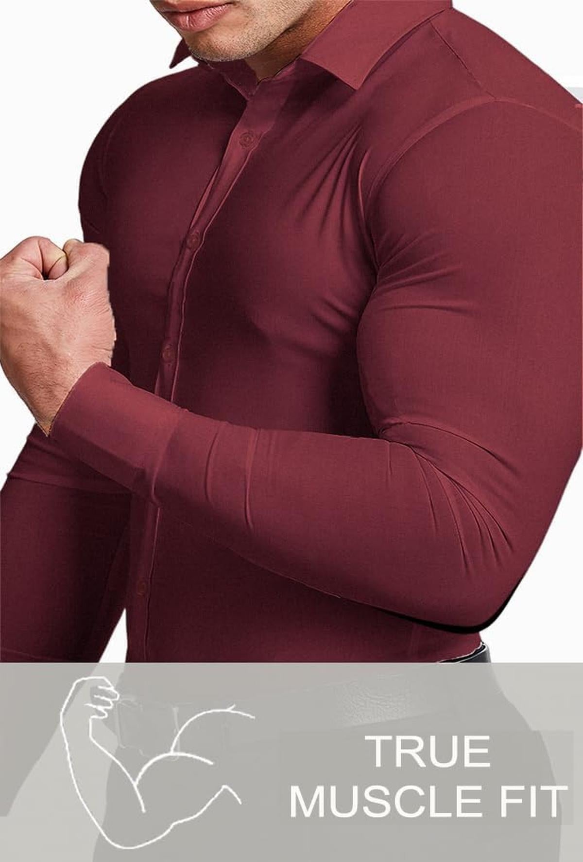 Men&#39;s Slim-Fit Wrinkle-Free Stretch Shirt
