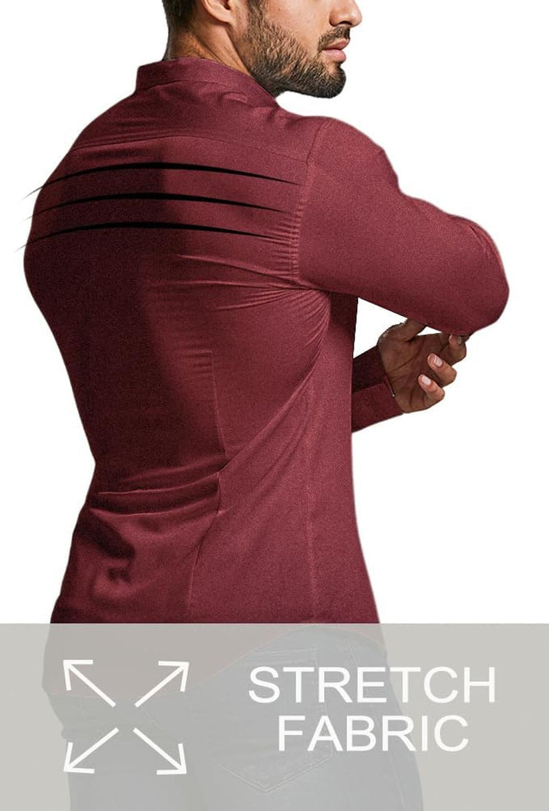 Men&#39;s Slim-Fit Wrinkle-Free Stretch Shirt