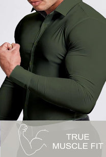 Men&#39;s Slim-Fit Wrinkle-Free Stretch Shirt