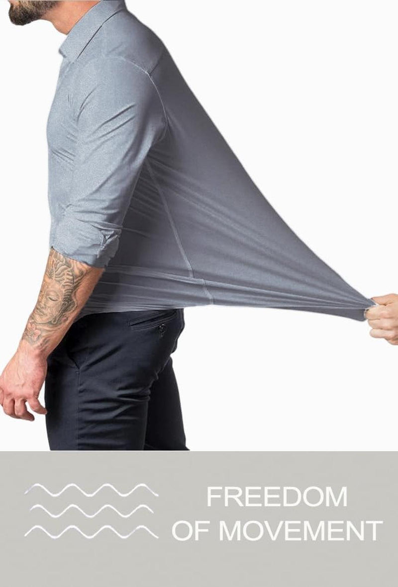 Men&#39;s Slim-Fit Wrinkle-Free Stretch Shirt