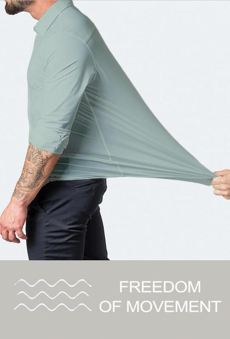 Men&#39;s Slim-Fit Wrinkle-Free Stretch Shirt