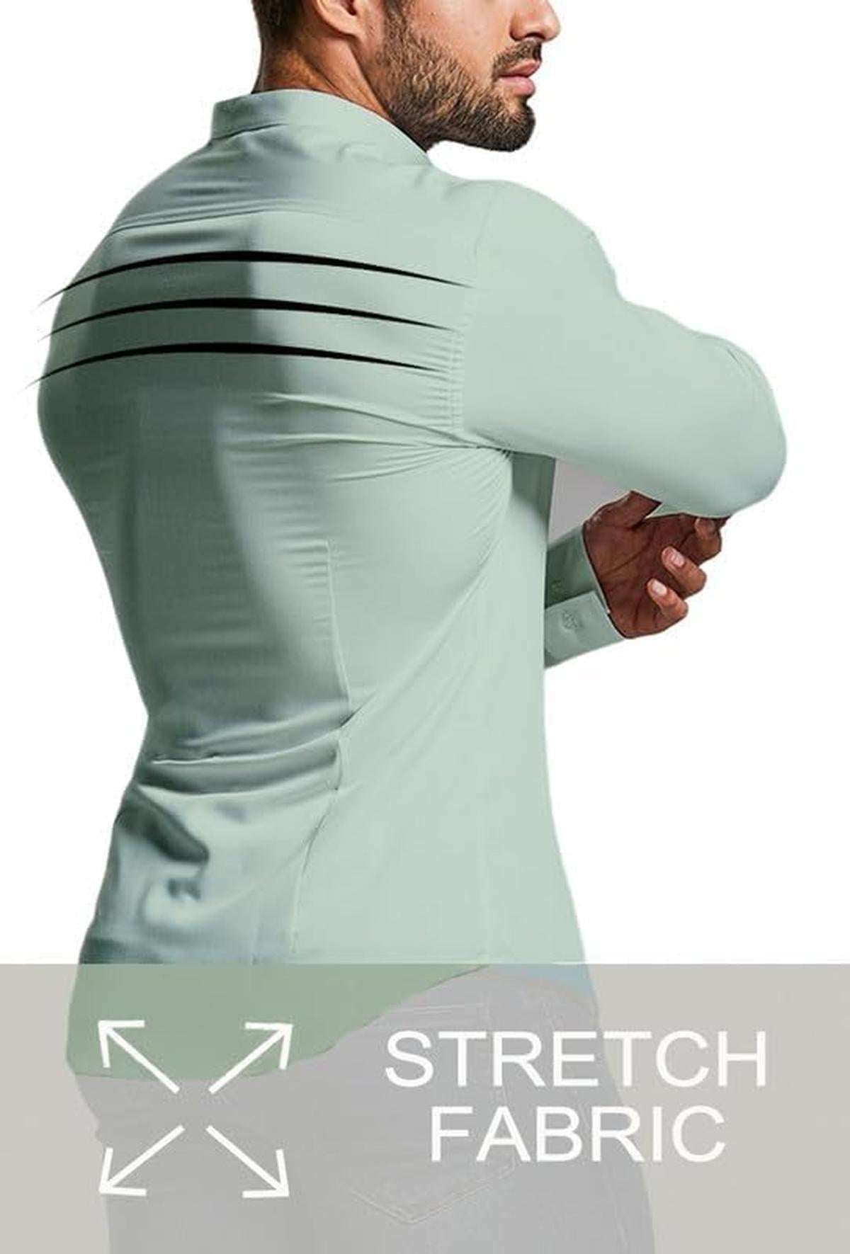 Men&#39;s Slim-Fit Wrinkle-Free Stretch Shirt