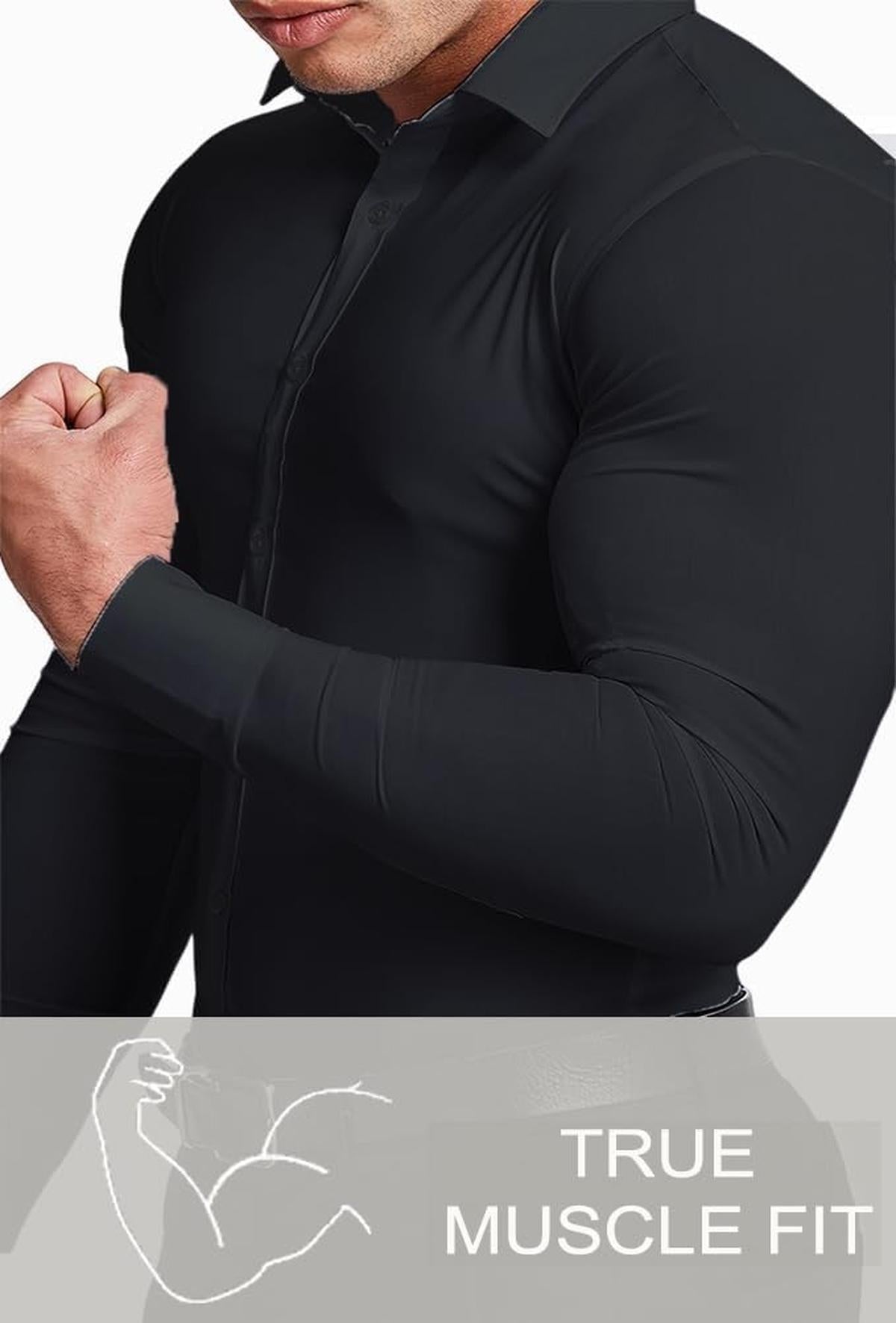 Men&#39;s Slim-Fit Wrinkle-Free Stretch Shirt