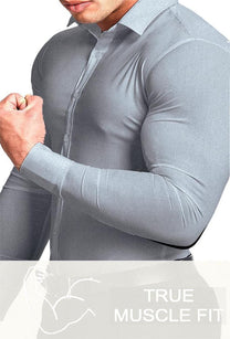 Men&#39;s Slim-Fit Wrinkle-Free Stretch Shirt