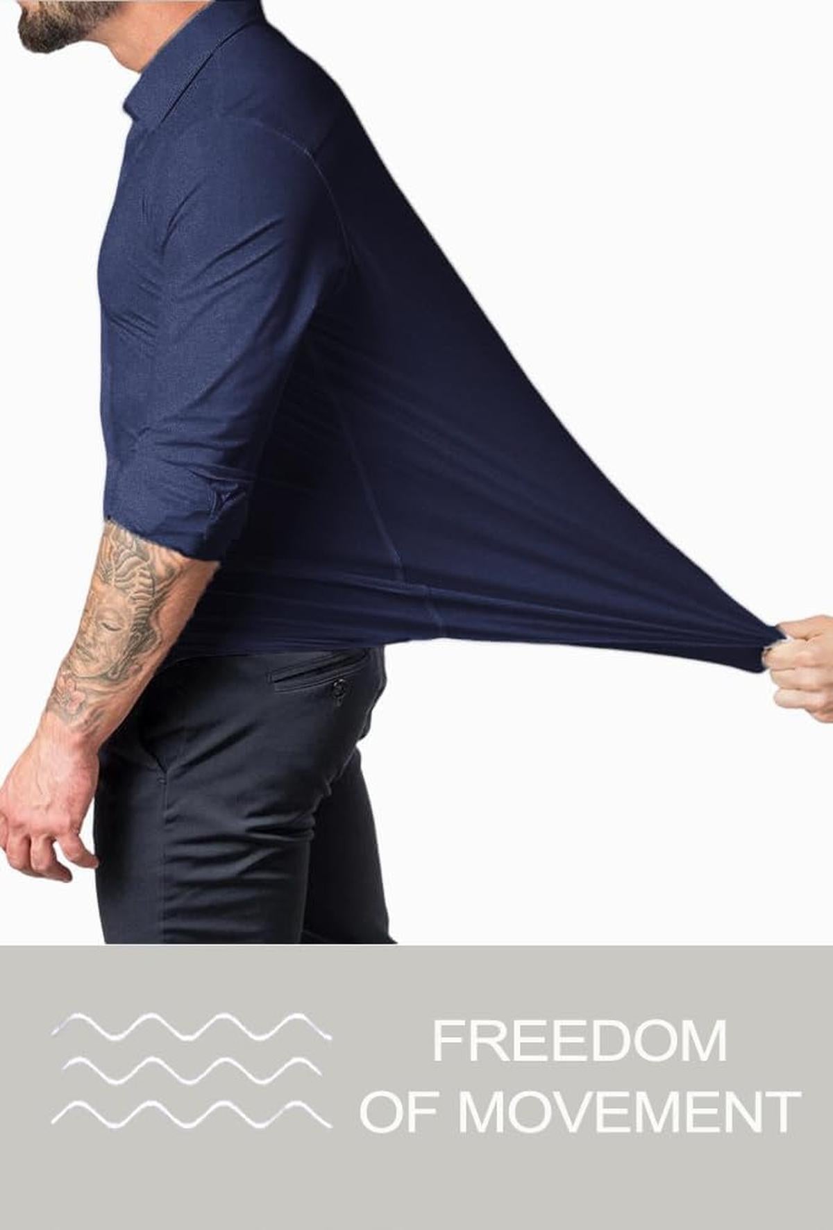 Men&#39;s Slim-Fit Wrinkle-Free Stretch Shirt