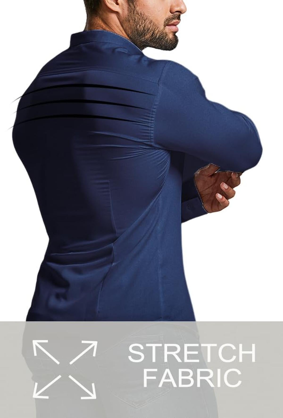 Men&#39;s Slim-Fit Wrinkle-Free Stretch Shirt