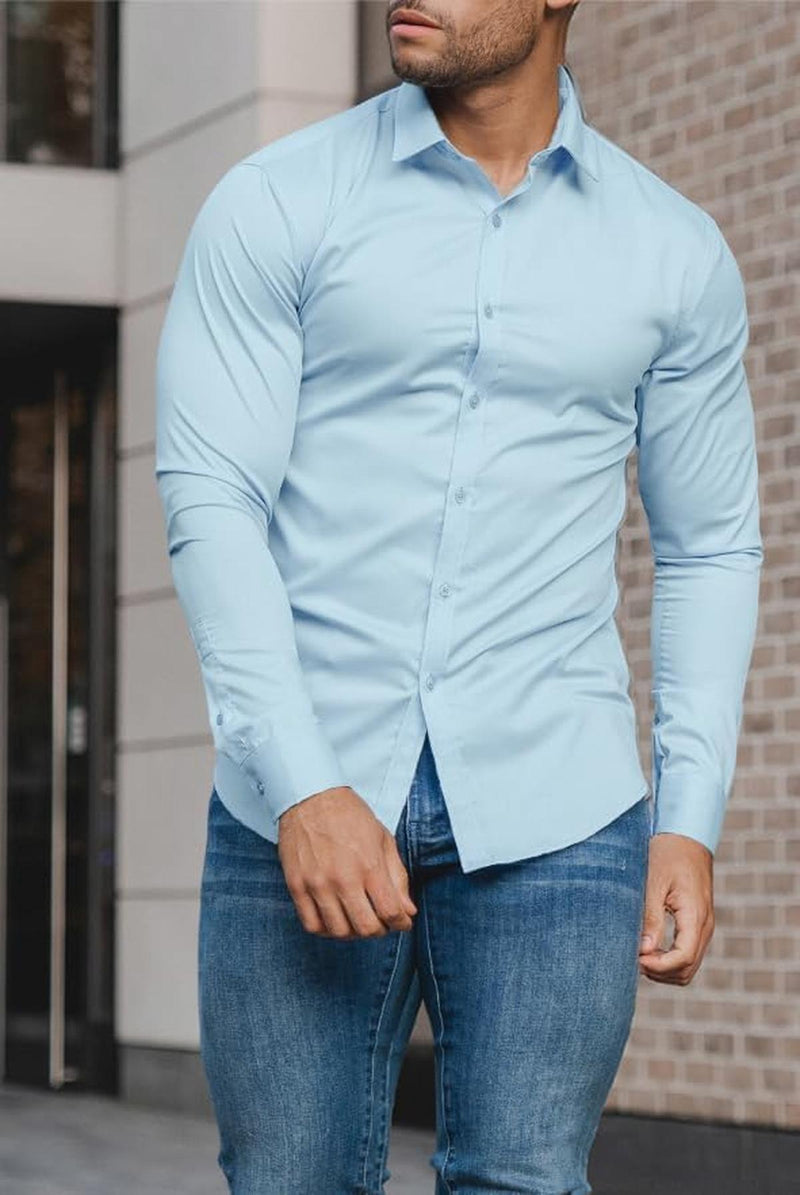 Men&#39;s Slim-Fit Wrinkle-Free Stretch Shirt