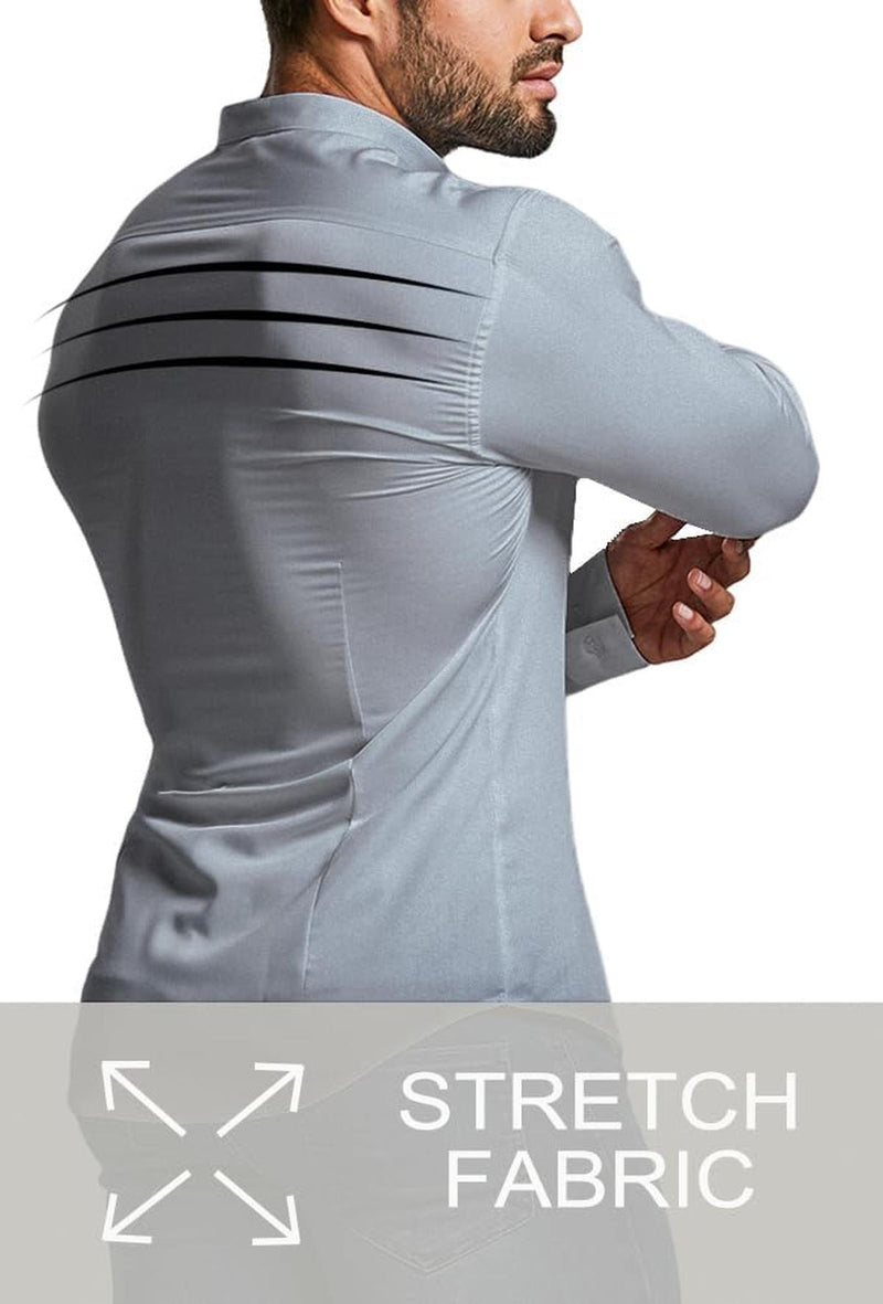 Men&#39;s Slim-Fit Wrinkle-Free Stretch Shirt