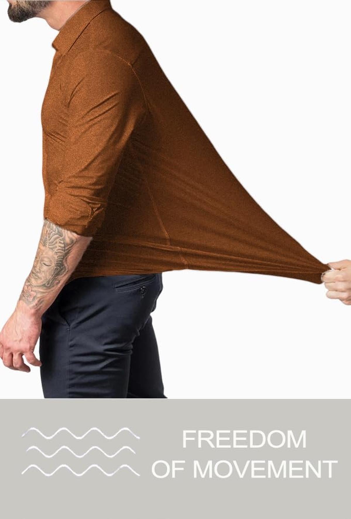 Men&#39;s Slim-Fit Wrinkle-Free Stretch Shirt