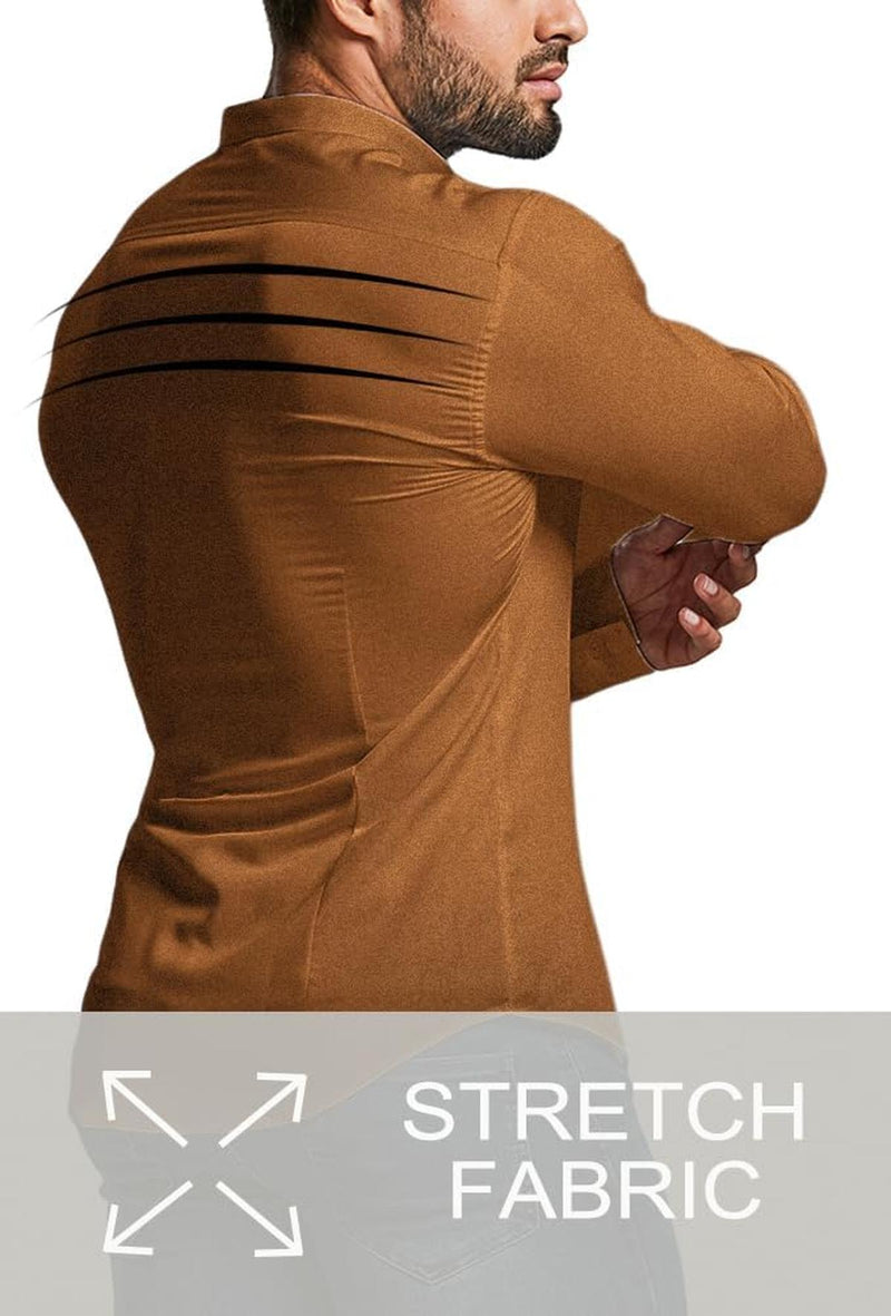 Men&#39;s Slim-Fit Wrinkle-Free Stretch Shirt
