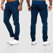 Men&#39;s Slim Straight Leg Casual Pants