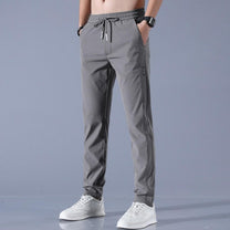 Men&#39;s Slim Tapered Jogger Pants With Pockets
