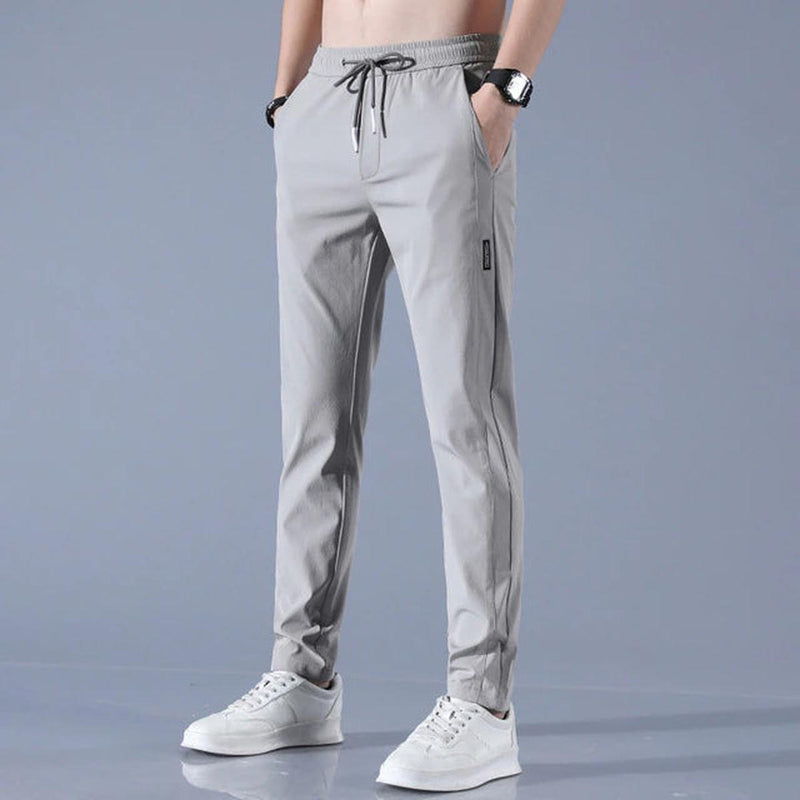 Men&#39;s Slim Tapered Jogger Pants With Pockets