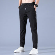 Men&#39;s Slim Tapered Jogger Pants With Pockets