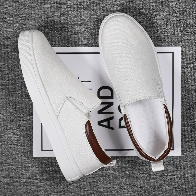 Men&#39;s Slip-On Canvas Sneakers With Orthopaedic Insole