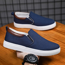 Men&#39;s Slip-On Canvas Sneakers With Orthopaedic Insole