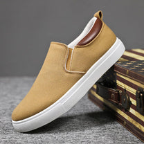 Men&#39;s Slip-On Canvas Sneakers With Orthopaedic Insole