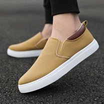 Men&#39;s Slip-On Canvas Sneakers With Orthopaedic Insole