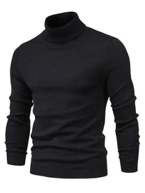 Men&#39;s Soft Knit Slim Fit Turtleneck Sweater