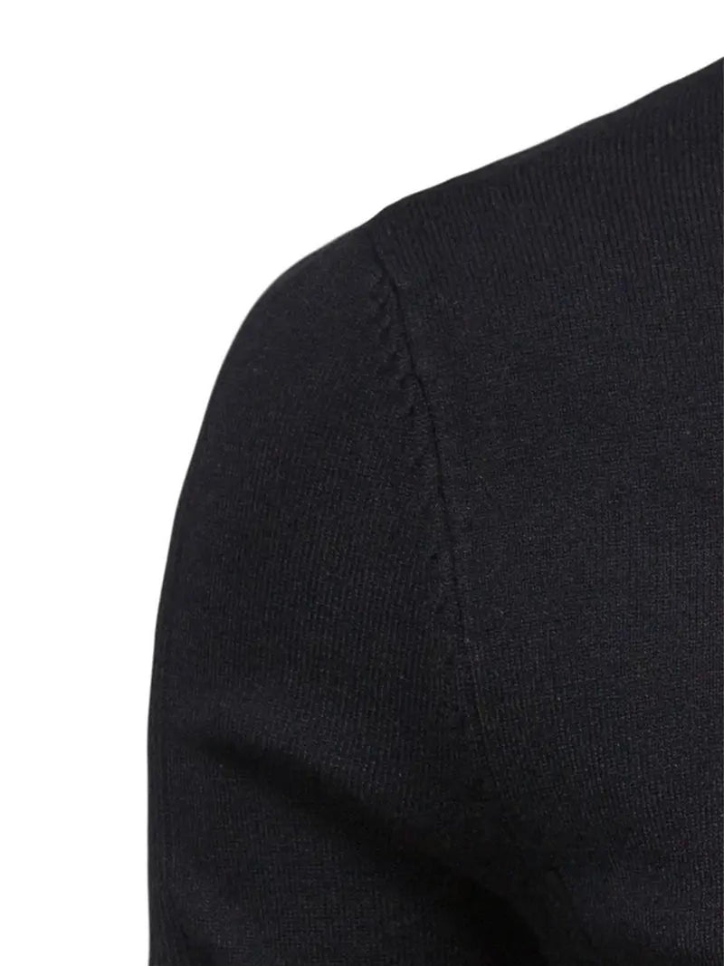 Men&#39;s Soft Knit Slim Fit Turtleneck Sweater