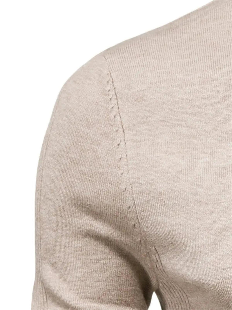 Men&#39;s Soft Knit Slim Fit Turtleneck Sweater