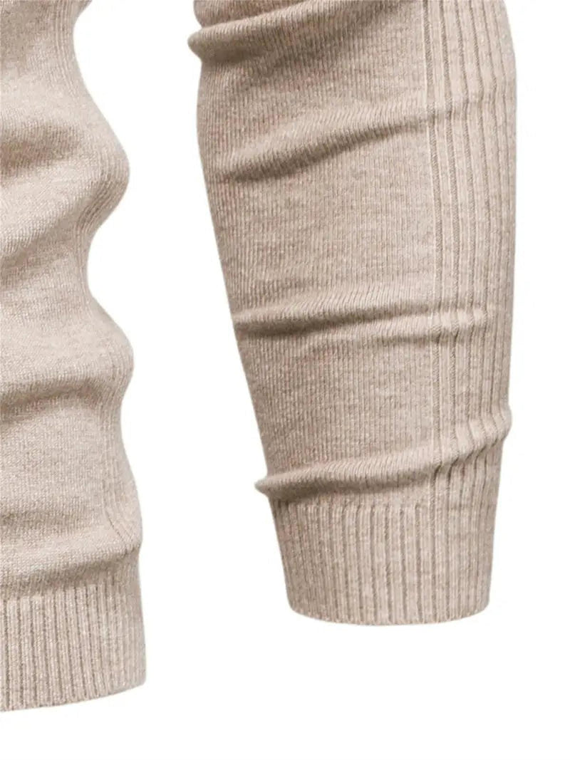 Men&#39;s Soft Knit Slim Fit Turtleneck Sweater