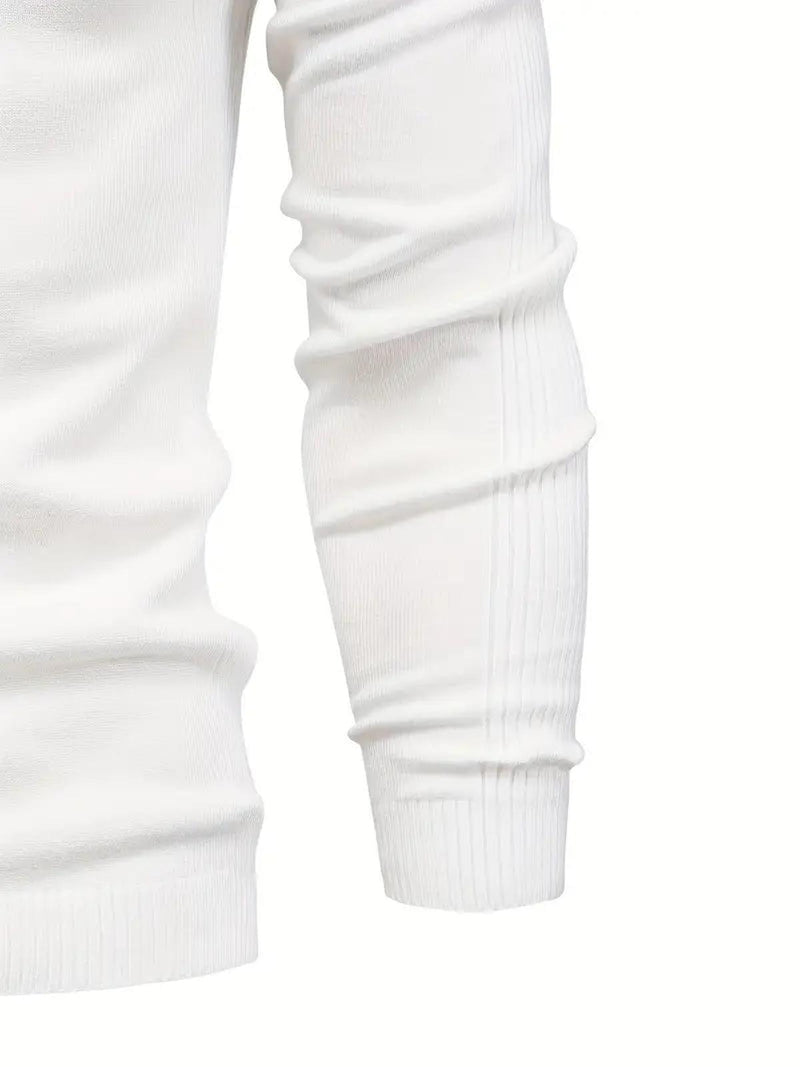 Men&#39;s Soft Knit Slim Fit Turtleneck Sweater