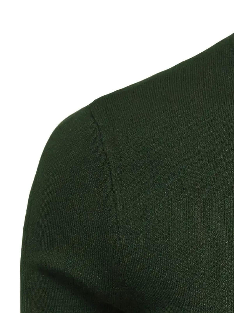 Men&#39;s Soft Knit Slim Fit Turtleneck Sweater