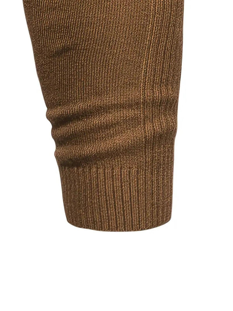 Men&#39;s Soft Knit Slim Fit Turtleneck Sweater
