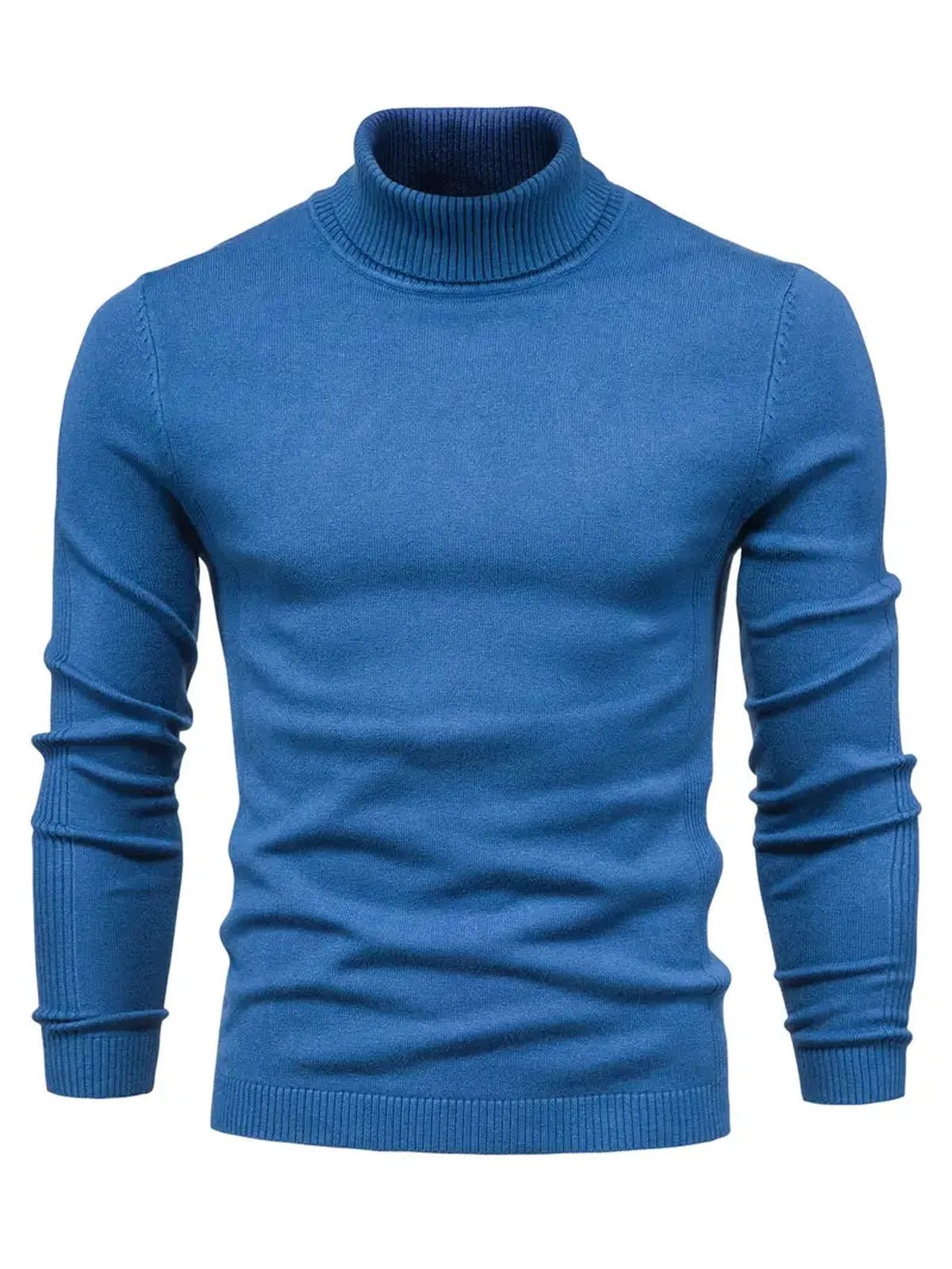 Men&#39;s Soft Knit Slim Fit Turtleneck Sweater
