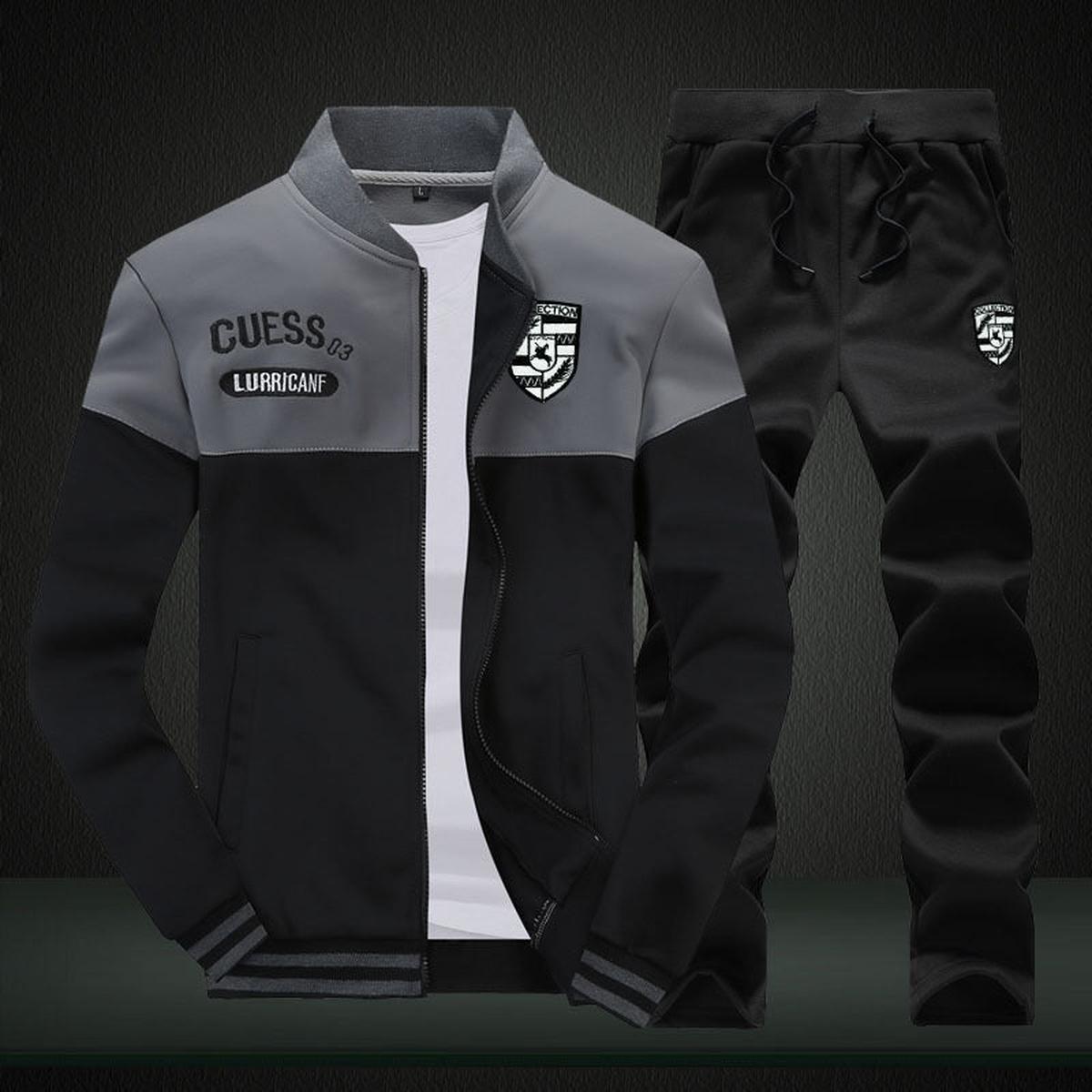 Men&#39;s Sport Training Set With Baseball-Inspired Design