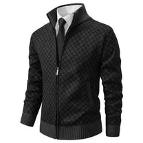 Men&#39;s Spring Geometric Pattern Zip-Up Vest