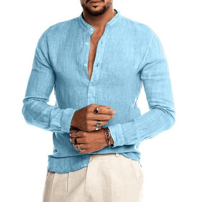 Men&#39;s Spring Linen Shirt
