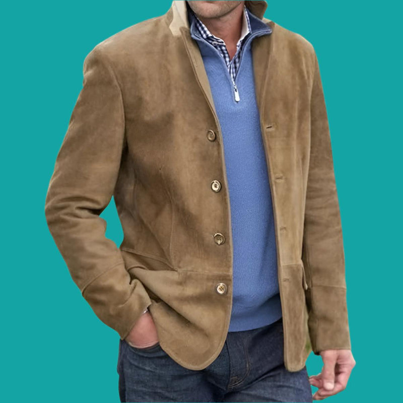 Men&#39;s Stand Collar Casual Jacket