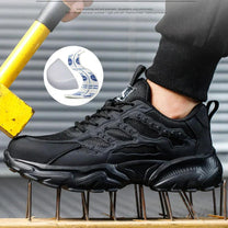Men&#39;s Steel Toe Safety Shoes With Slip-Resistant Sole
