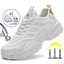 Men&#39;s Steel Toe Safety Shoes With Slip-Resistant Sole