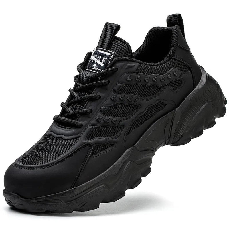 Men&#39;s Steel Toe Safety Shoes With Slip-Resistant Sole