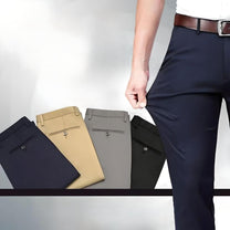 Men&#39;s Stretch Pants With Water-Resistant Fabric