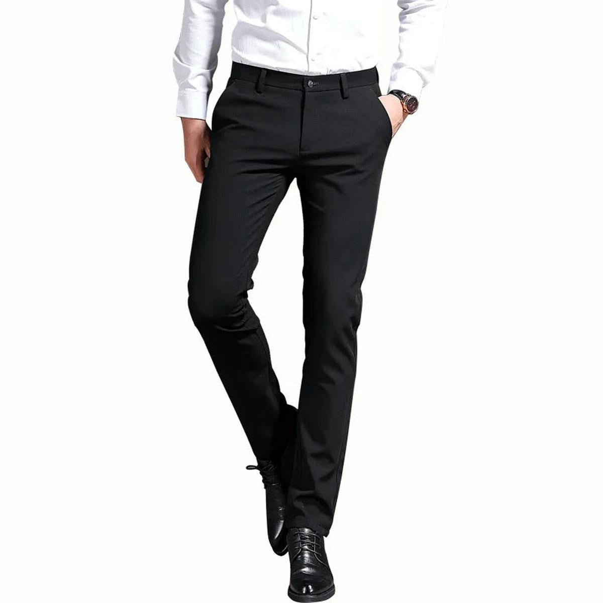 Men&#39;s Stretchy Formal Trousers