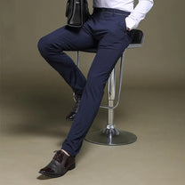 Men&#39;s Stretchy Formal Trousers