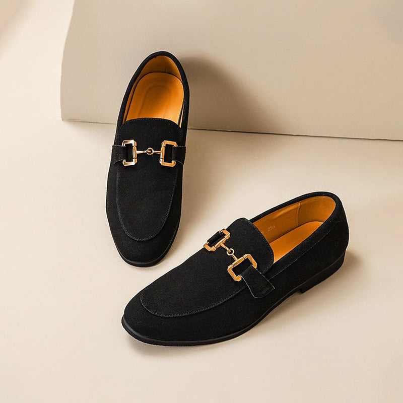Men&#39;s Suede Horsebit Loafers