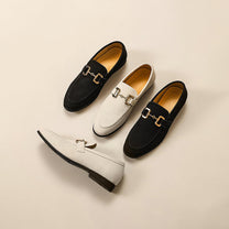 Men&#39;s Suede Horsebit Loafers